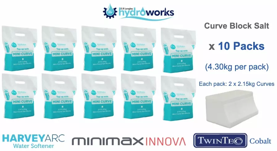 10 packs of Harvey Mini Curve Salt